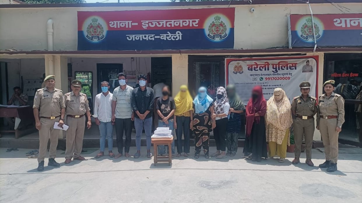 Prostitution racket busted in hotel three men and seven women arrested in Bareilly