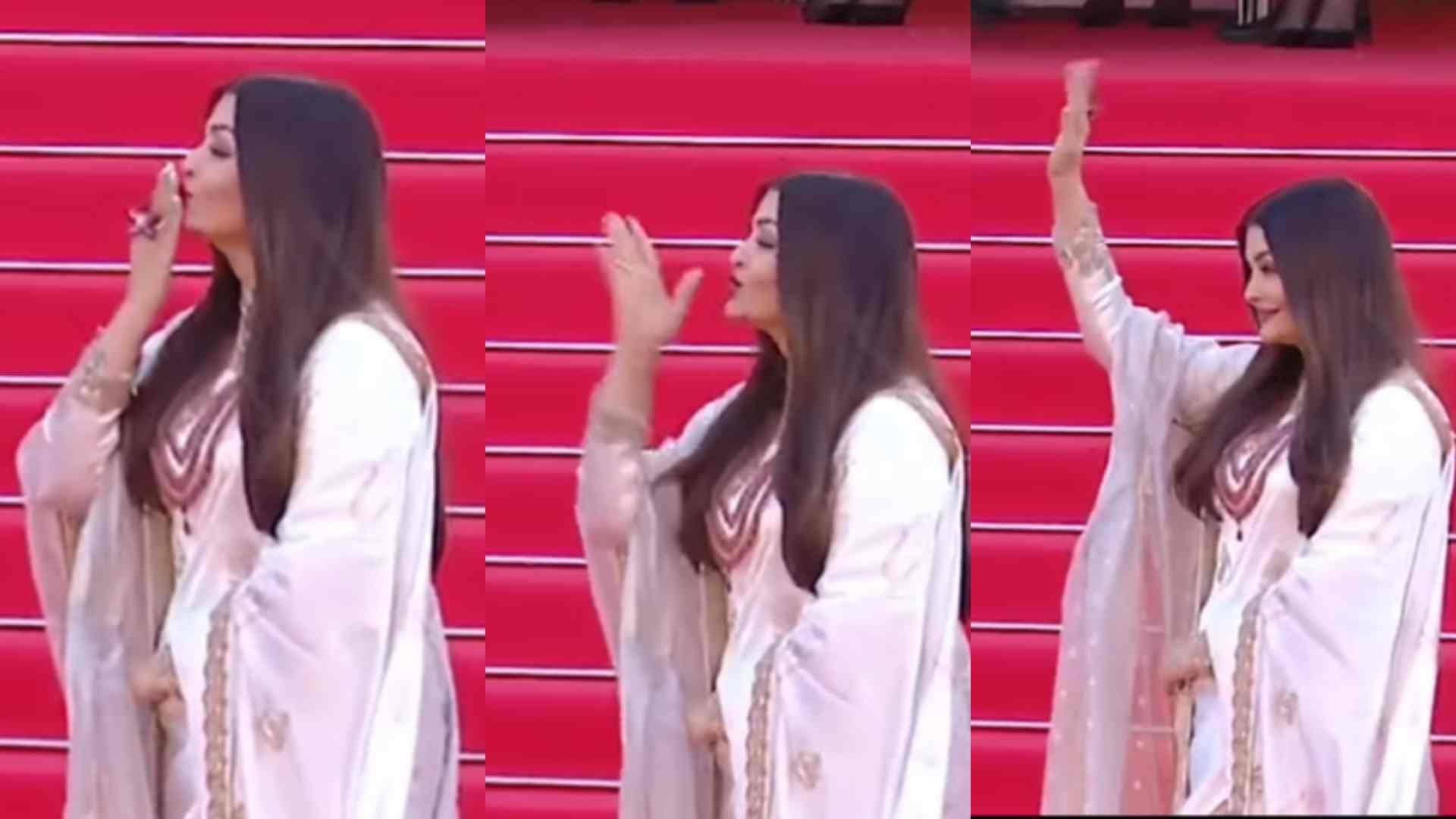 78th Cannes Film Festival: Aishwarya Rai Bachchan flaunts her sindoor see her stunning look in white dress