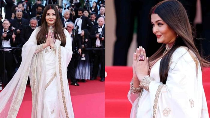 Aishwarya Rai Returns India greets paparazzi with folded hands at Mumbai airport with Aaradhya
