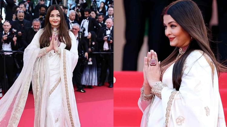 78th Cannes Film Festival: Aishwarya Rai Bachchan Flaunts Her Sindoor See Her Stunning Look In White Dress – Entertainment News: Amar Ujala