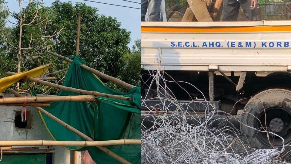 SECL Korba started strict action against illegal occupants