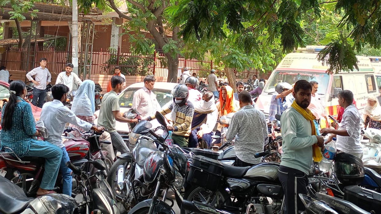 Patients and attendants facing of traffic jam in BHU security are careless relatives