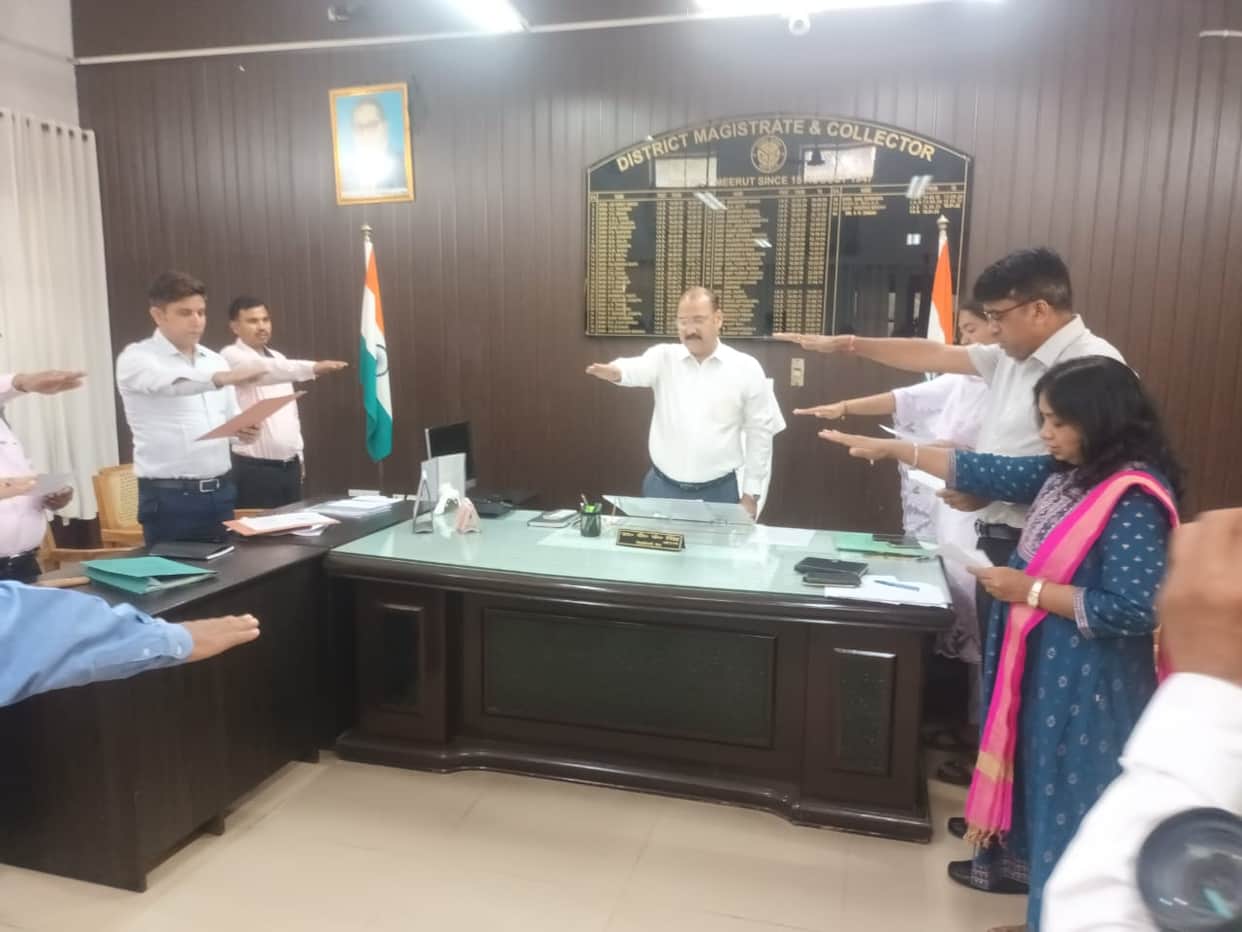 Anti-Terrorism Day Observed at Meerut Collectorate with Oath Ceremony