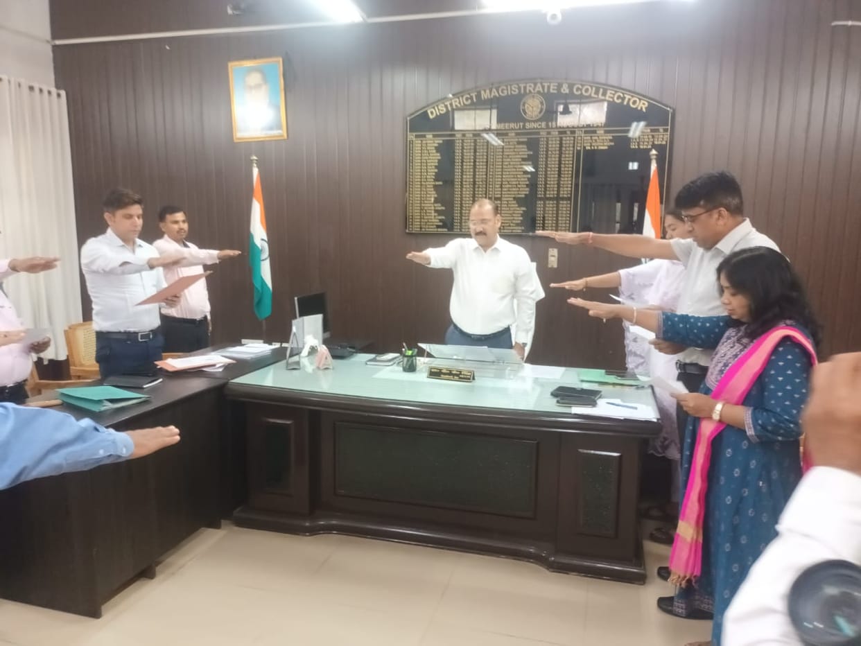 Anti-Terrorism Day Observed at Meerut Collectorate with Oath Ceremony