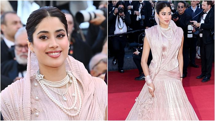 Cannes film festival look of janhvi kapoor aishwarya rai alia bhatt nitanshi goel aditi rao hydari