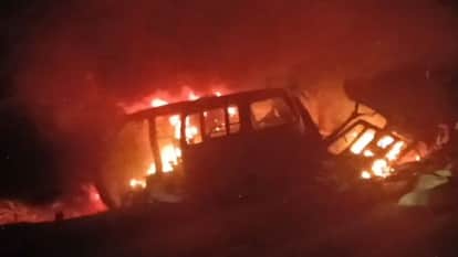 Car-truck collision on Raipur-Baloda Bazar road