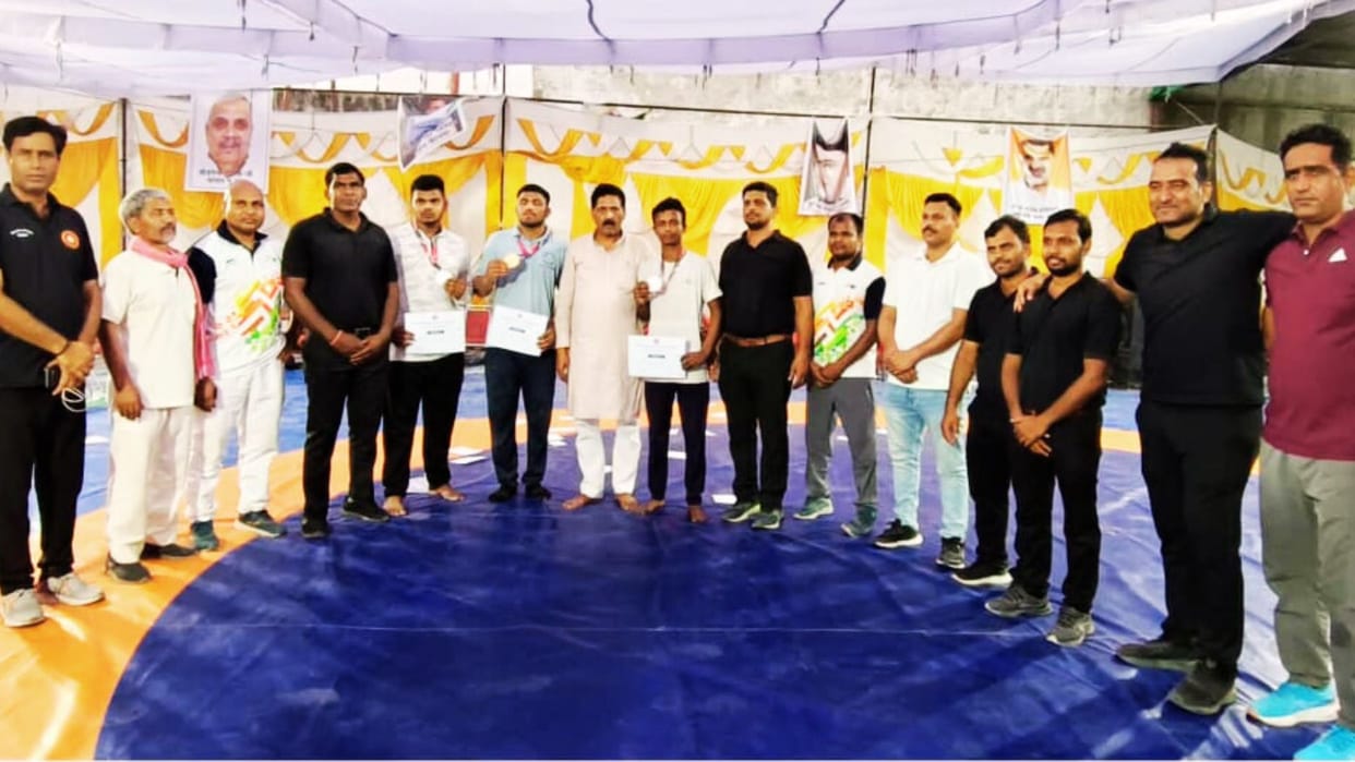 sports news Saurabh won silver in Khelo India six days ago in Wrestling now gold medal in regional