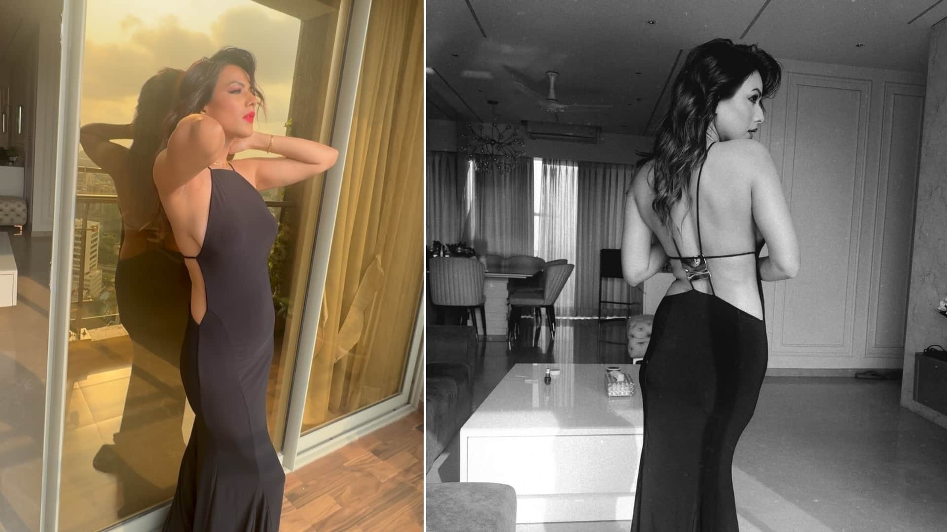 Nia Sharma Backless In Stunning Black Gown Breaks The Internet With Latest PICS fans reaction
