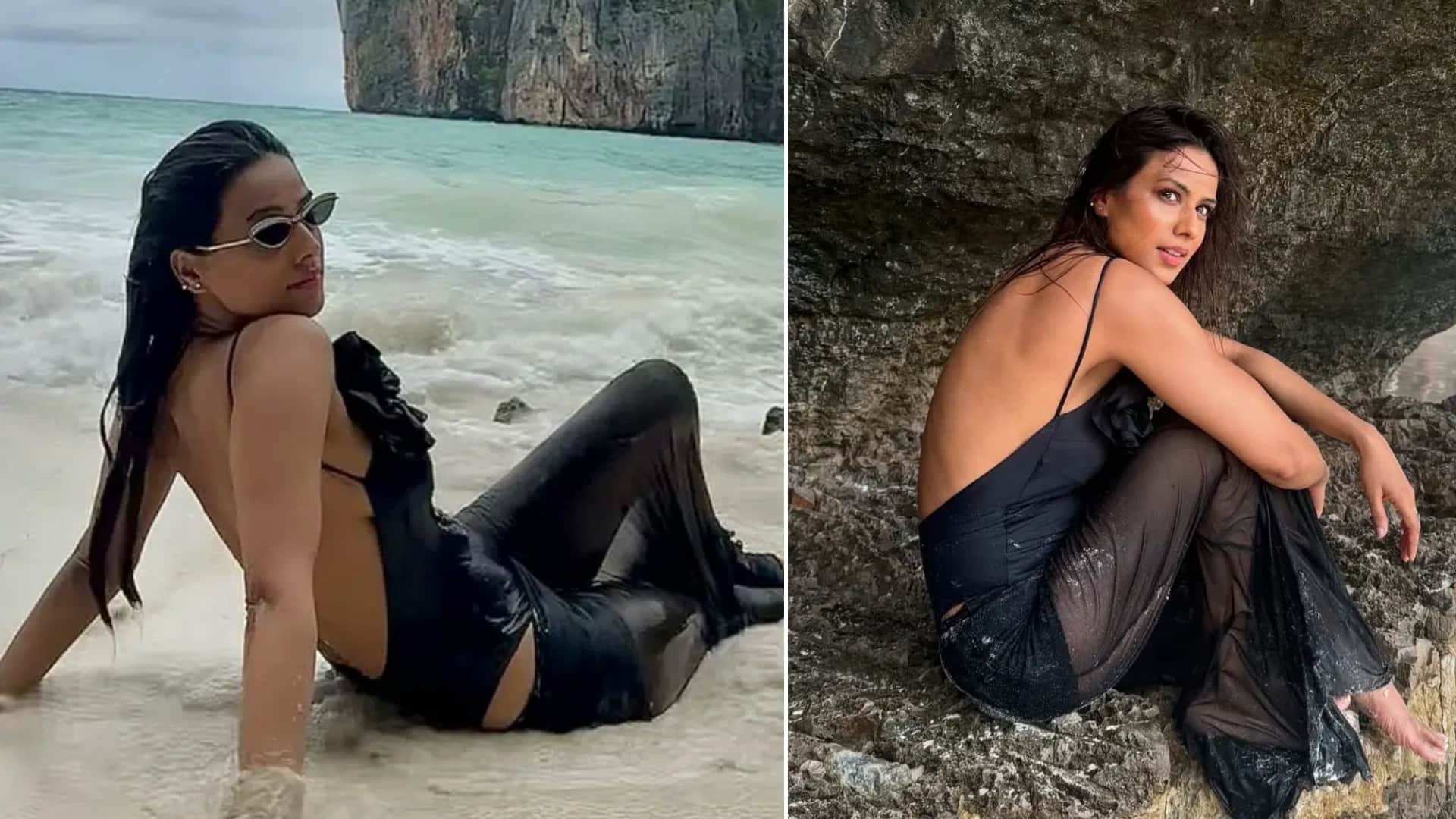 Nia Sharma Backless In Stunning Black Gown Breaks The Internet With Latest PICS fans reaction