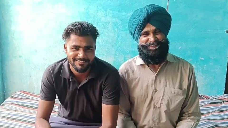 60 year old father and his 24 year old son passed 12th class exam together in Barnala interesting story
