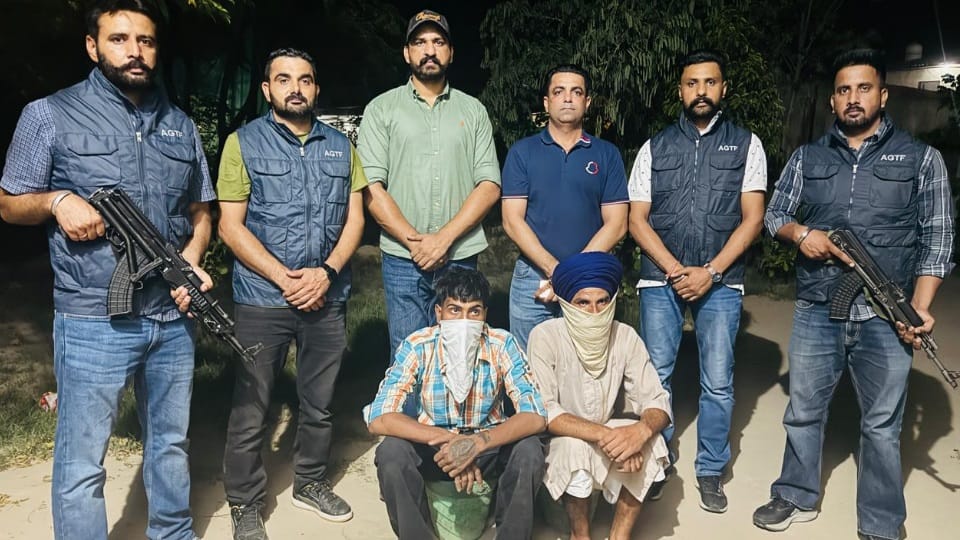 Two criminals of terrorist Arsh Dalla gang arrested in Faridkot