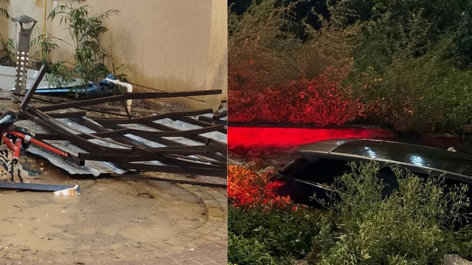 Woman dies and child injured after railing falls in Greater Noida