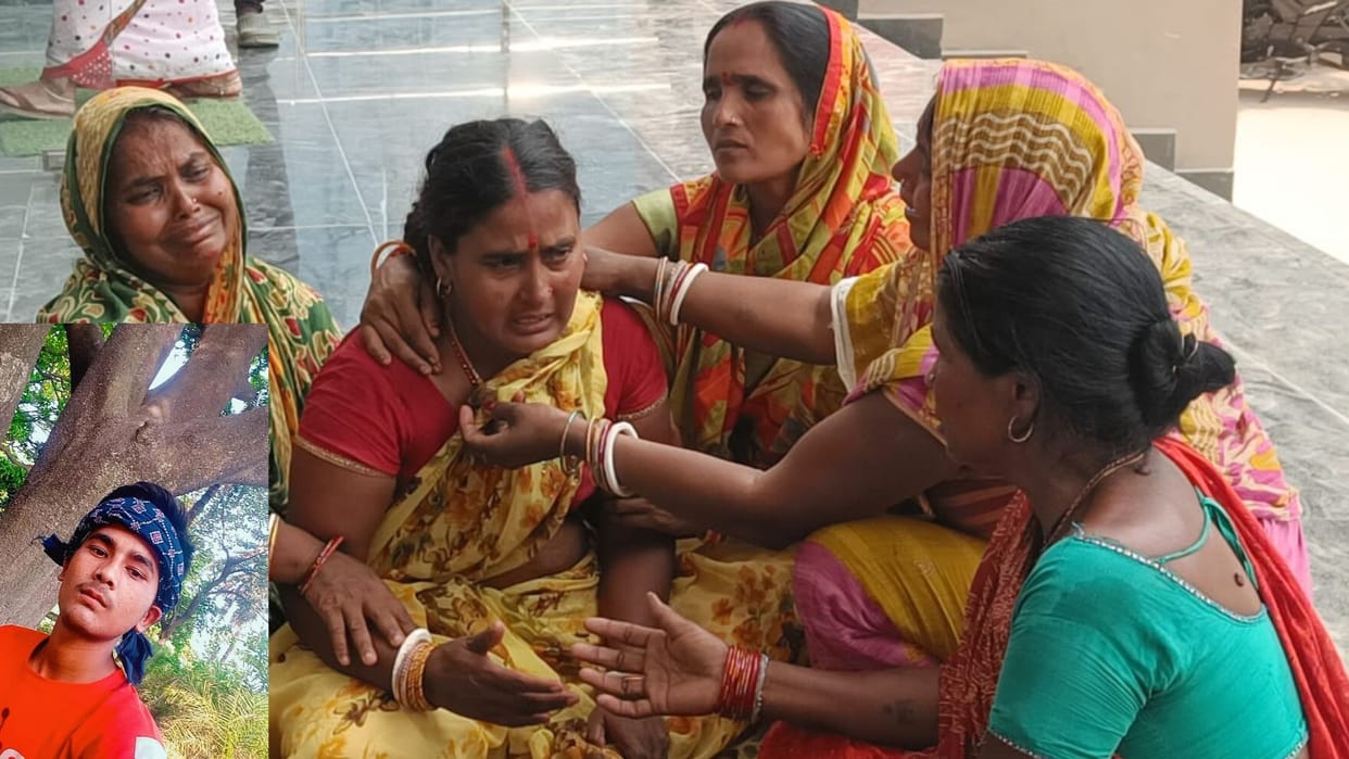 Bihar News: Laborer dies after being hit by a tractor in Munger News in Hindi
