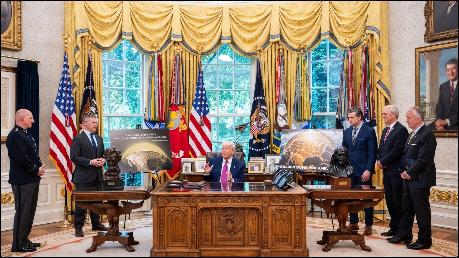 US President Donald Trump Says Golden Dome Free For Canada If IT Joins As 51th US State All Details in Hindi