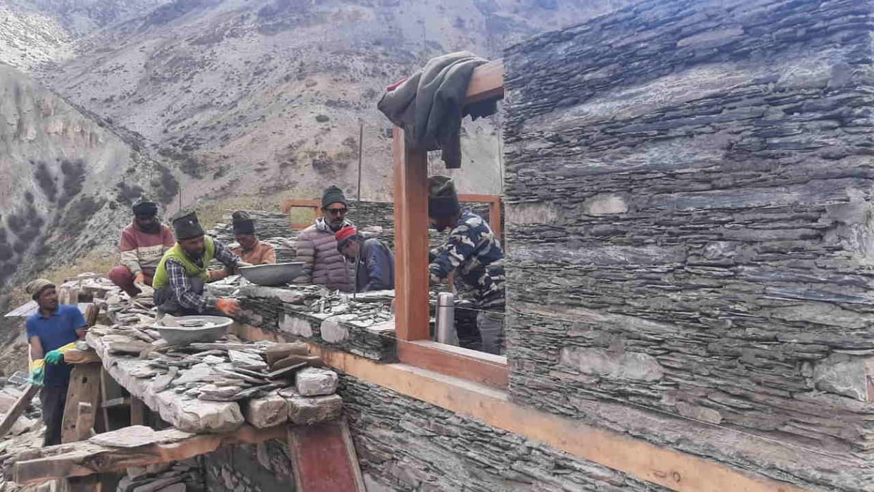 Construction of Hawaghar, view point and main gate in Jadung is on hold
