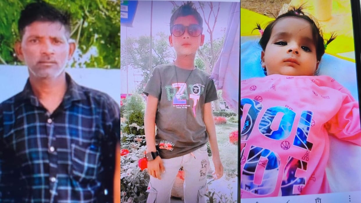 Father And Two Sons Died In Road Accident in Shahjahanpur