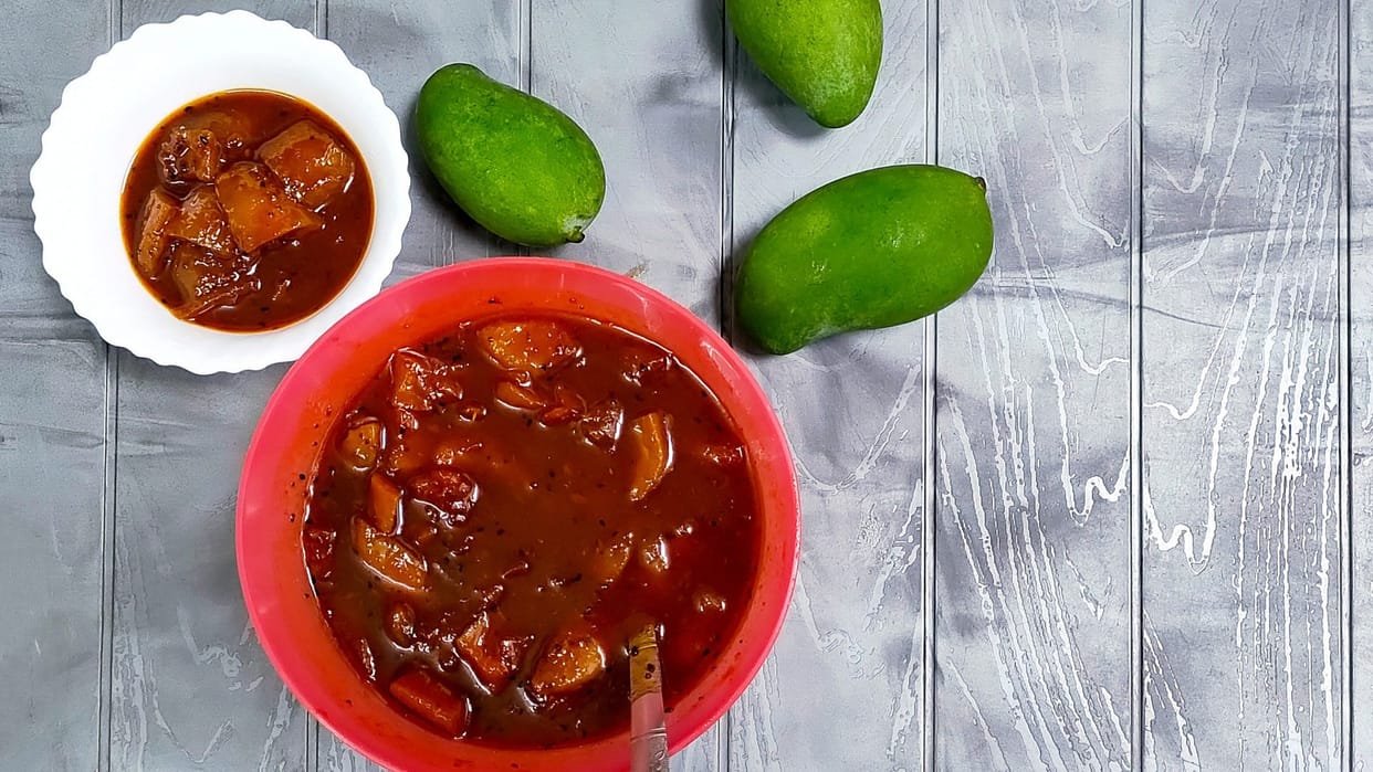 Raw Mango Chutney Recipe Aam Ki Launji Recipe in Hindi How to Make Aam Ki Launji In Hindi