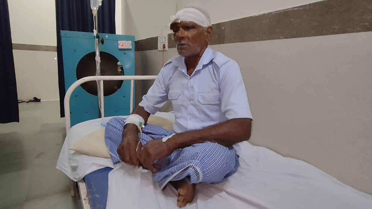 Father of a CAF jawan was attacked by two youths of village