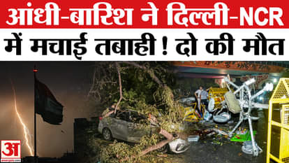 Delhi Rain Storm News: Storm, rain and hail caused massive destruction, two people lost their lives. IMD