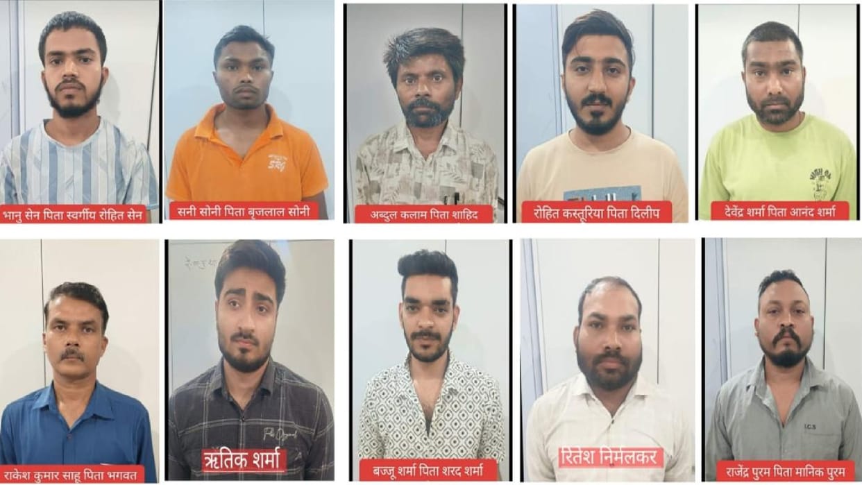 10 accused who opened and operated bank accounts for cyber fraud arrested from UP-Raipur