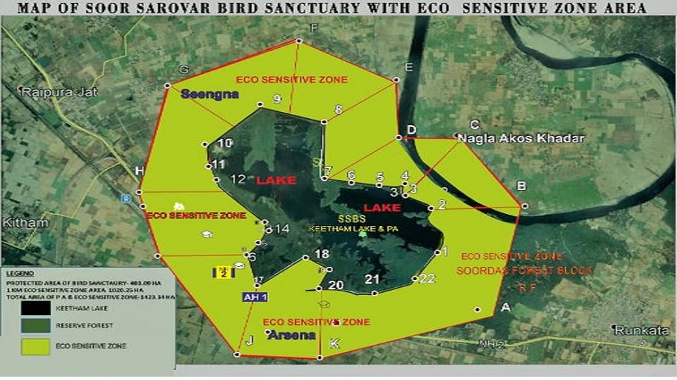 Eco sensitive zone of Keetham After NGT's rebuke state government changed its stance