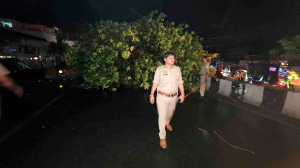 UP: Half the city lost power due to storm and rain, power supply disrupted for several hours in rural areas; m