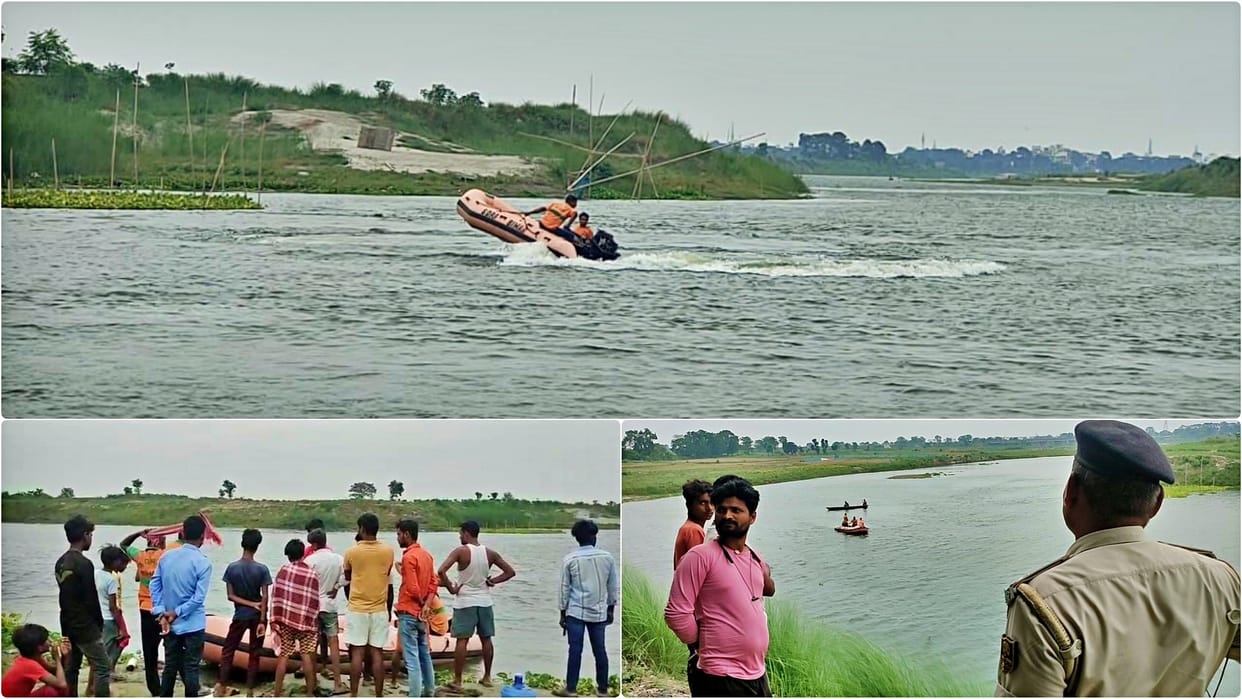 Muzaffarpur News: Two girls drowned among 5 children who went to bathe in Budhi Gandak river, Search continues