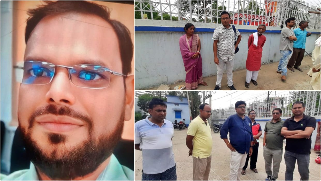 Nalanda News: High speed Hyva crushed young veterinarian, doctor died while taking him to Patna