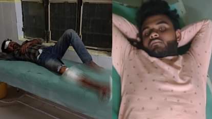 मुठभेड़ में घायल हुए पशु तस्कर।