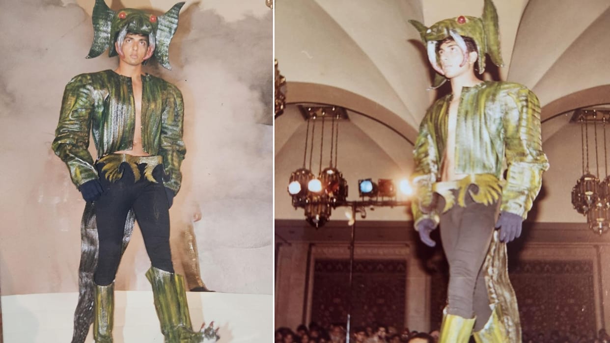 sonu sood shares dramatic photos of ramp walk in creative avatar fans says And I still remember Nagaraj comics