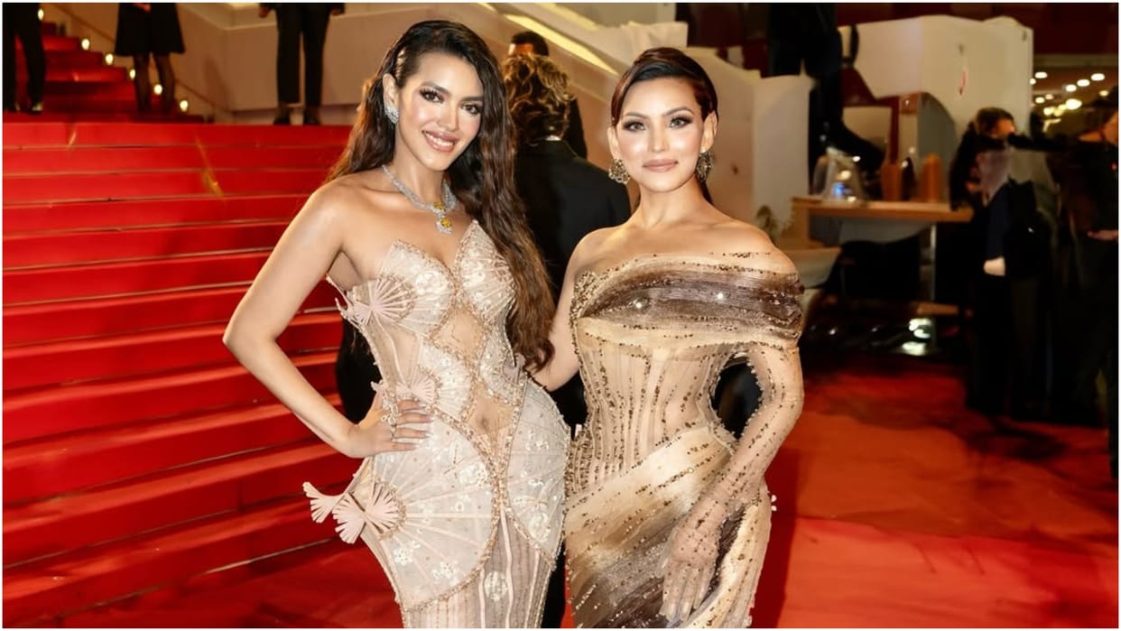 Urmimala Boruah And Snigdha Baruah Mother Daughter Duo Reached At Cannes Red Carpet In A Unique Style