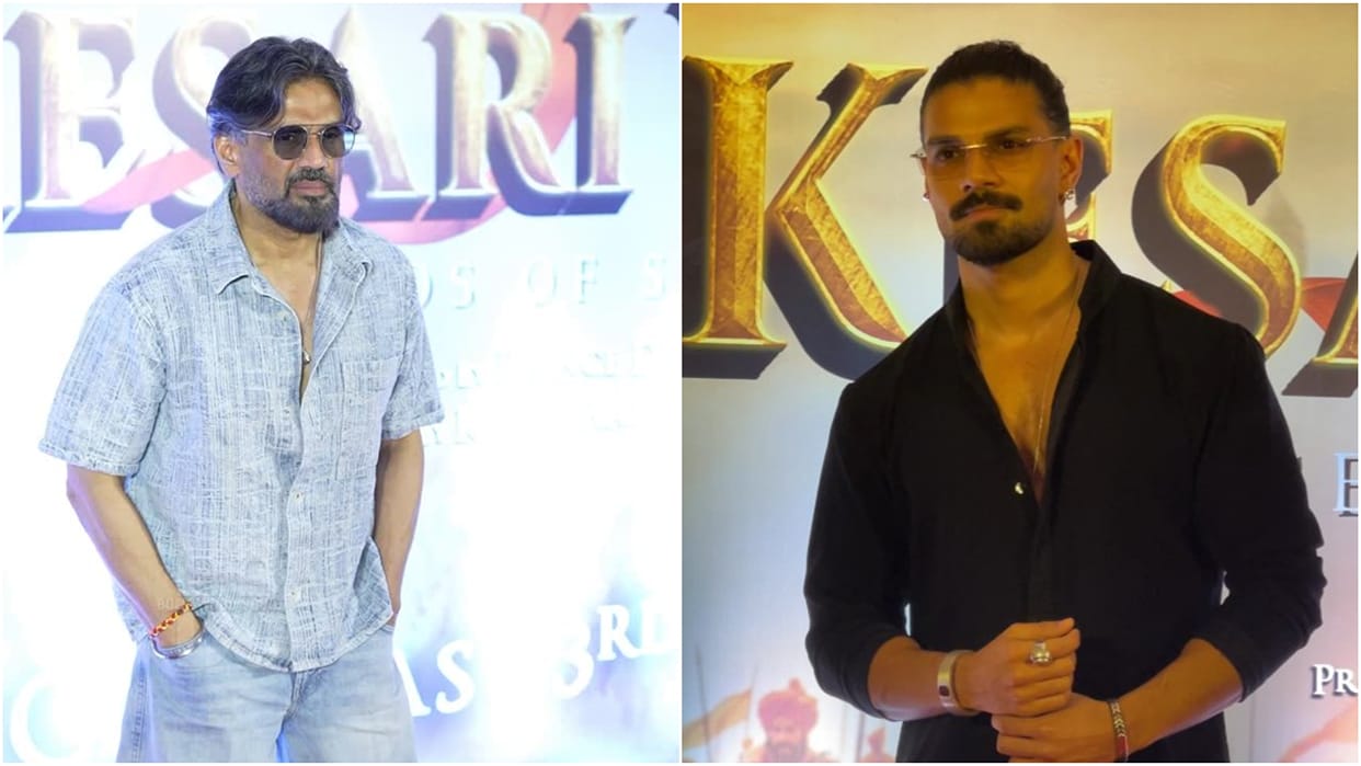 Suniel Shetty Jackie Shroff At Kesari Veer Screening Netizens Fire On Sooraj Pancholi Remember Jiah Khan