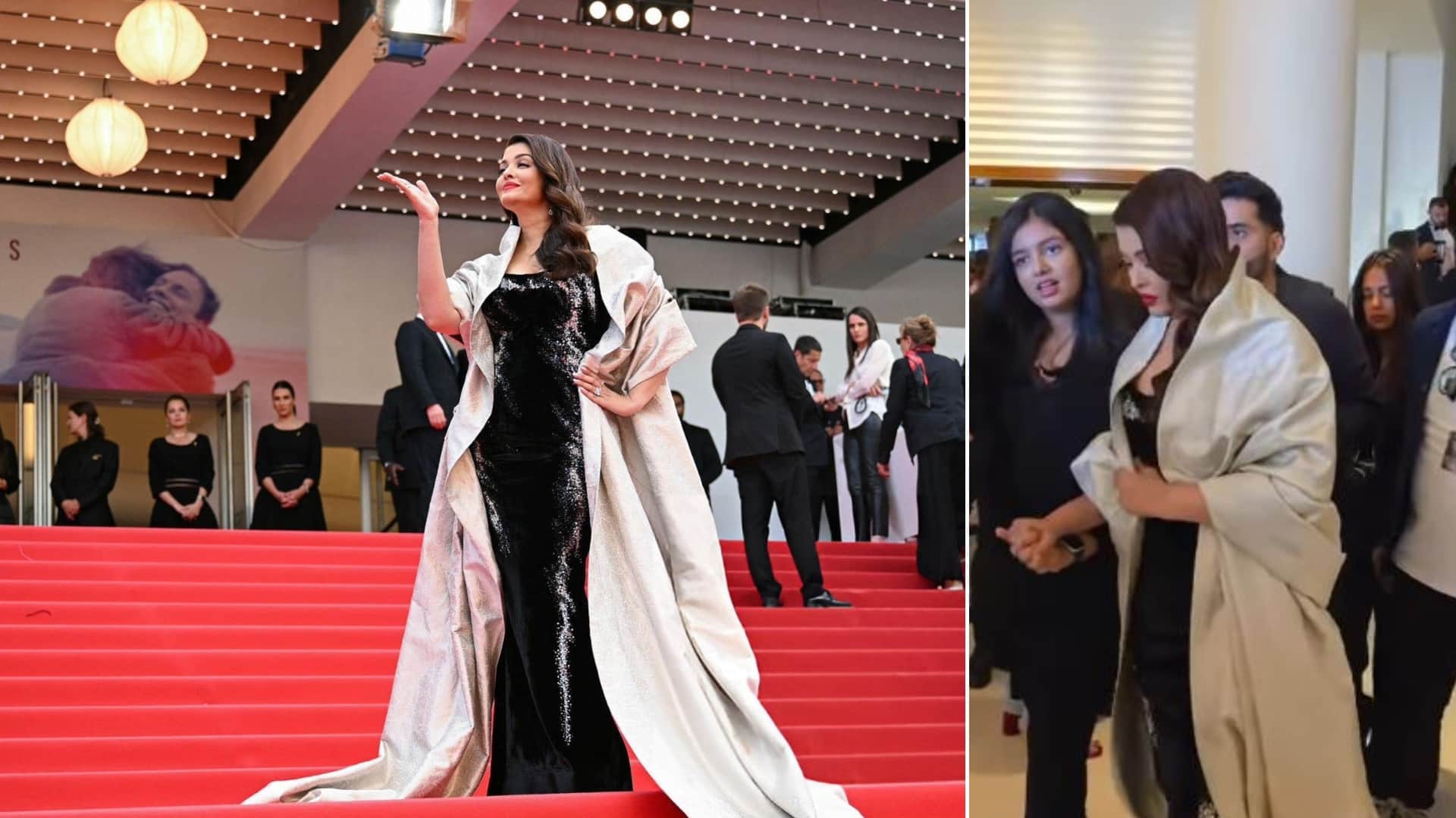 Cannes 2025 Janhvi Kapoor and Aishwarya Rai Bachchan Last night look in Film Festival