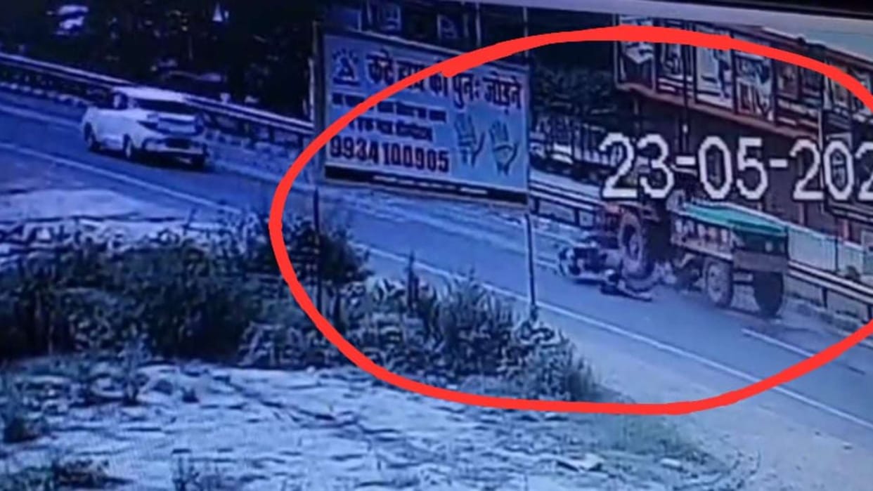 contractor dies bike tractor collision nh31 son of retired soldier