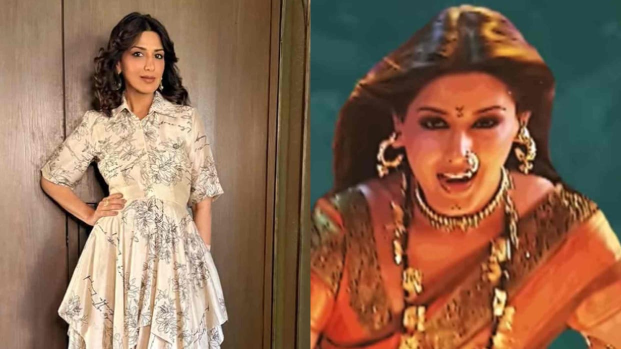 Sonali Bendre revealed that she did not know she was pregnant while shooting for Marathi song Cham Cham Karta