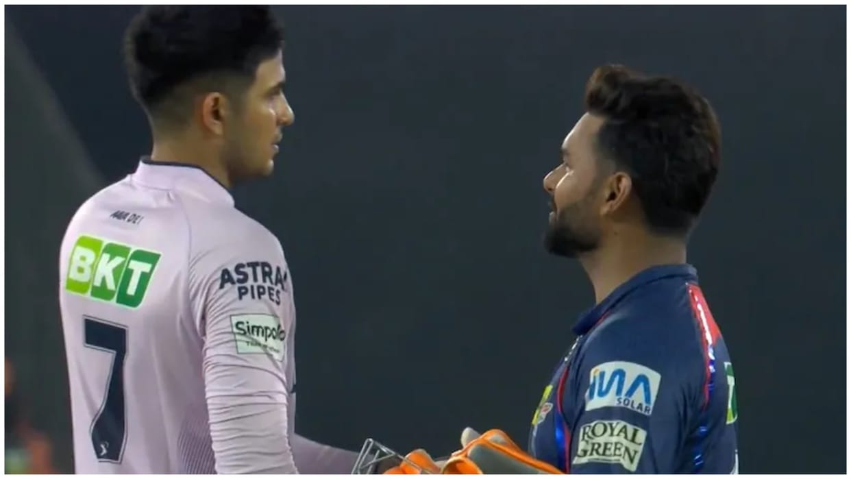 Shubman Gill Act During Handshake With Rishabh Pant Has Fans Talking about rift test captaincy Watch Video IPL