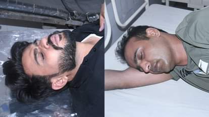 मुरादाबाद में मुठभेड़ के दाैरान पकड़े आरोपी