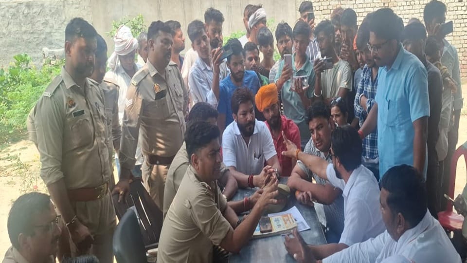 Case filed against a youth of upper caste