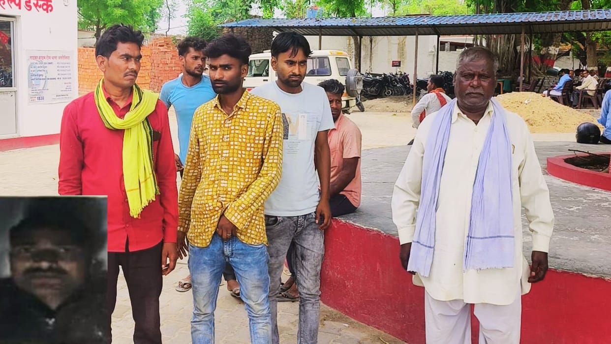 young man fell at brick kiln in Azamgarh and died due to drinking alcohol