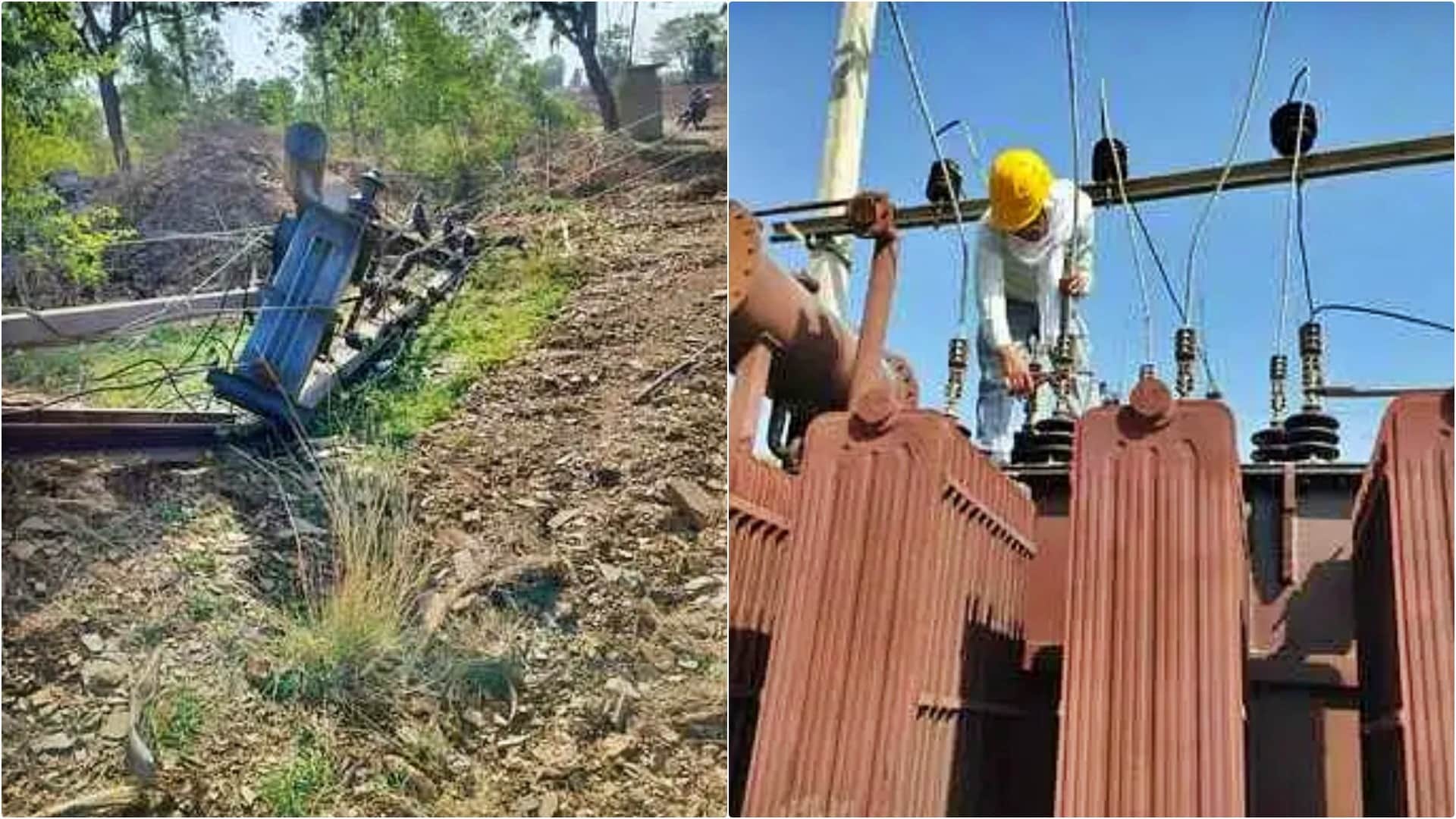 Rajasthan Weather: Life disrupted due to storm in Jodhpur Chittorgarh Sriganganagar, electricity poles broken