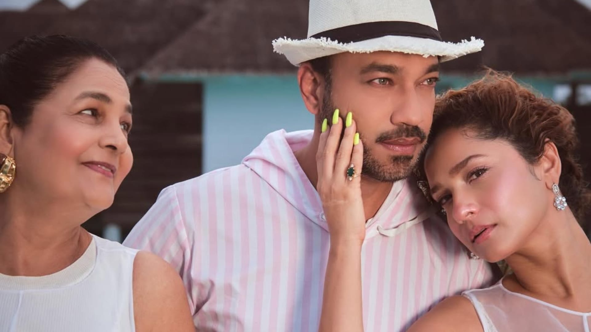 ankita lokhande trolled maldives vacation with mother brother and husband vicky says hearts full of laughter
