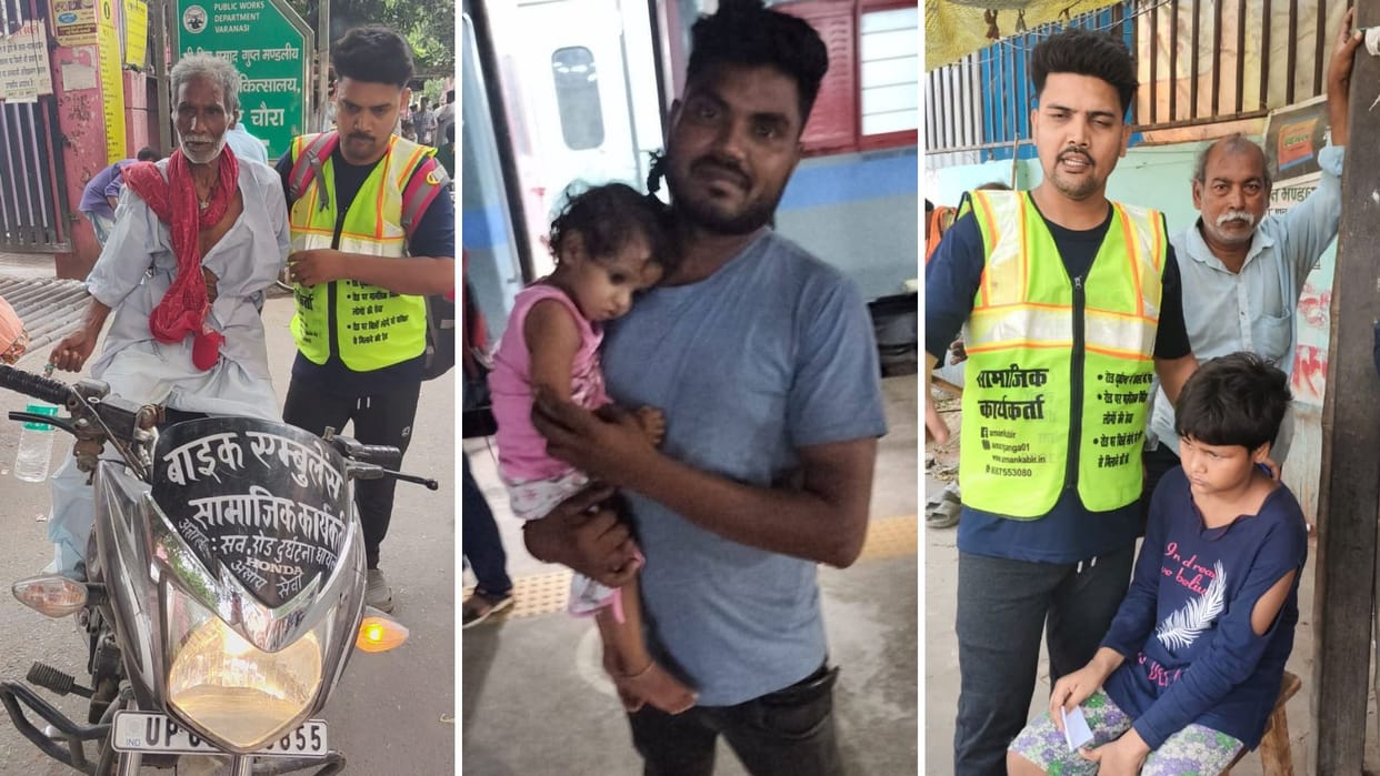 Aman Kabir formed his own organization in varanasi reunited teenager with sister son meet his father