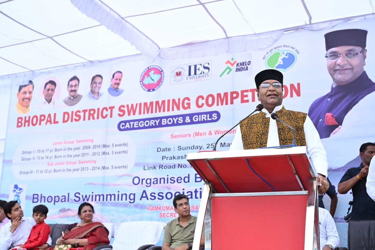 Bhopal: Prakash Tarun Pushkar will now be included in the sports department, Minister Sarang announced, swimmi