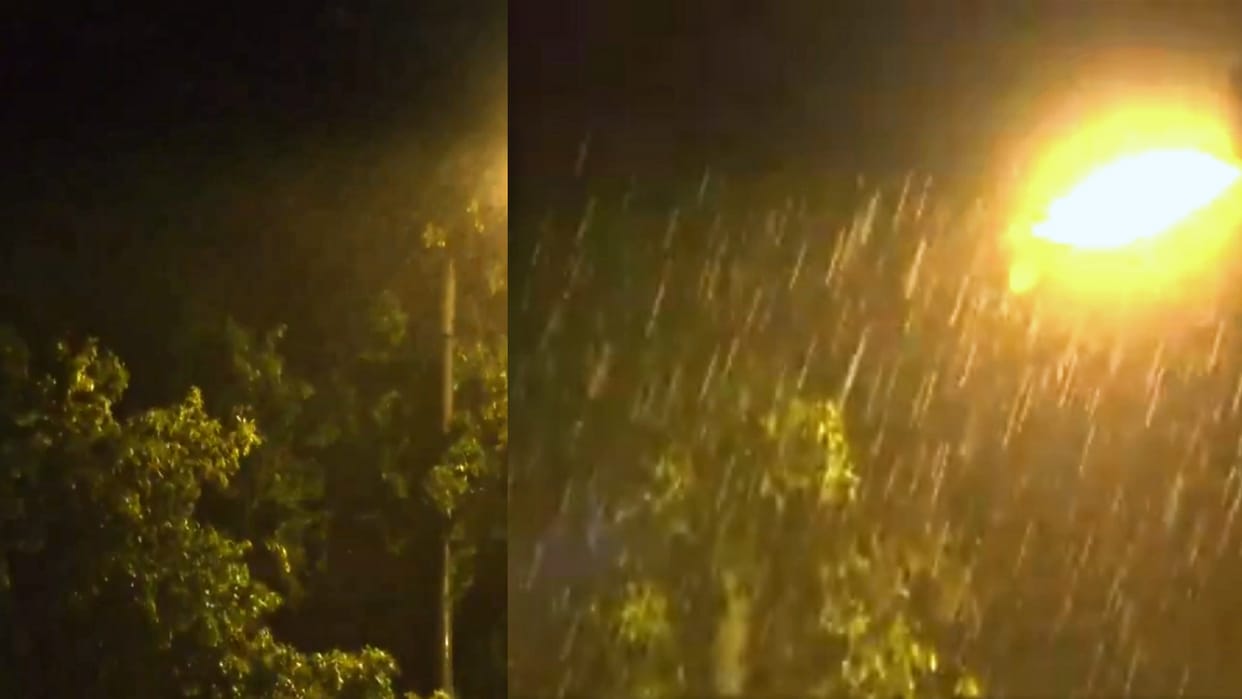 Sunshine and humidity troubled people throughout the day, rain at night in NCR