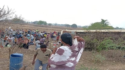 Passenger bus overturned after going out of control more than 15 people injured in Kabirdham
