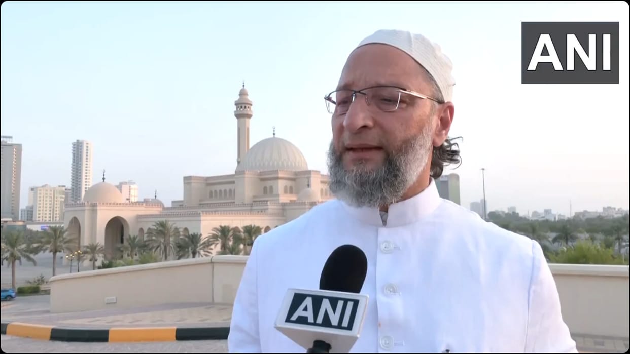 Manama, Bahrain: AIMIM MP Asaduddin Owaisi says, 'Pakistan is an aggressor and not a victim.'