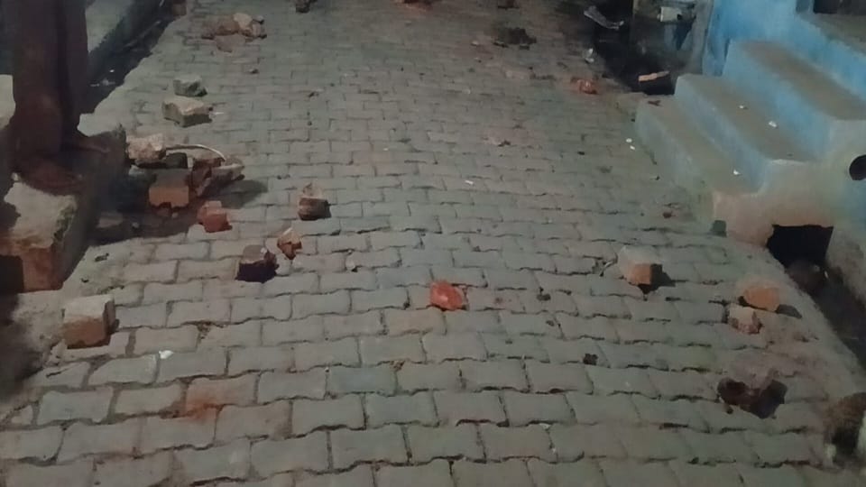 Two parties clashed over water reaching the farm