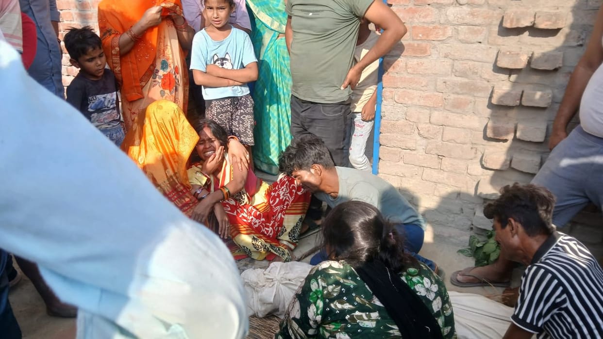 Bihar: An innocent student died a painful death after being hit by an uncontrolled tractor