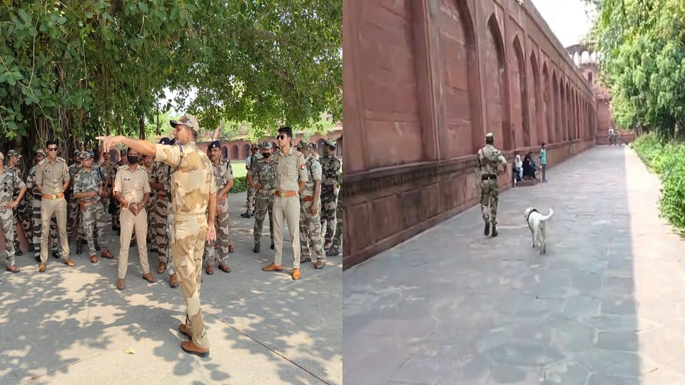 Threat received to bomb blast in Taj Mahal in Agra