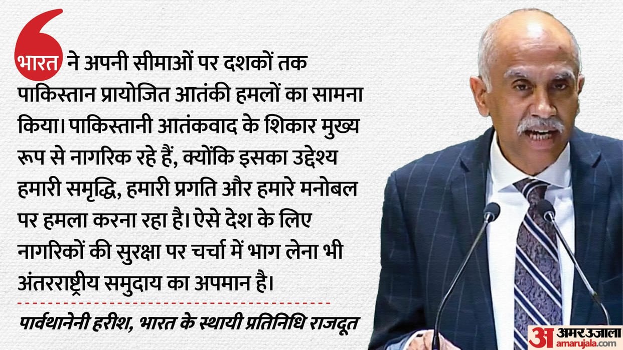 India at United Nations Statement on Pakistan Terrorism Common People Are Real Victims News in Hindi